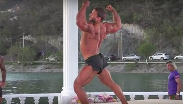 Bodybuilder mand Dmitry Klokov