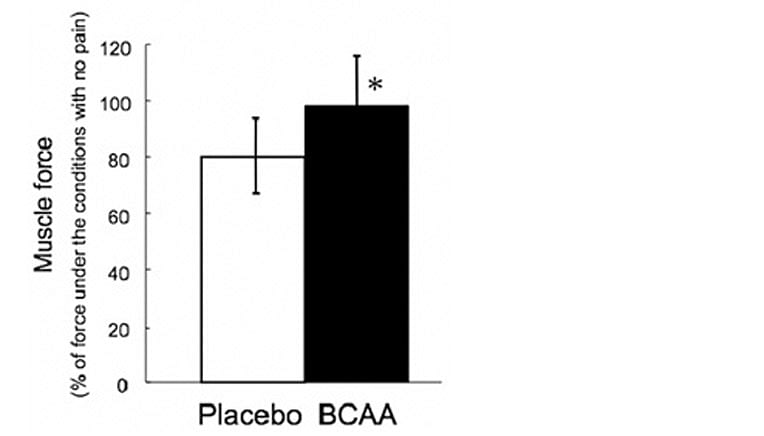 Figur over plcebo BCAA