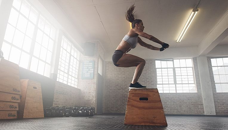 Boxjumps kvinde
