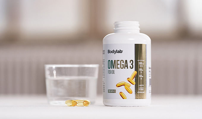 Køb dine fiskeoliepiller og omega-3-tilskud hos Bodylab