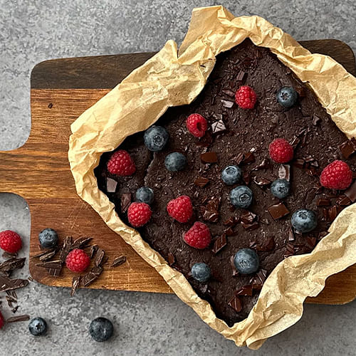 Proteinrig chokoladebrownie 
