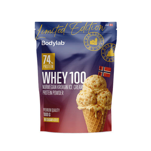 Bodylab Whey 100 (1 kg) - Norwegian Krokan Ice Cream
