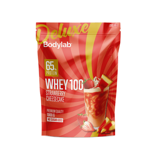 Bodylab Whey 100 Deluxe (1 kg) - Strawberry Cheesecake
