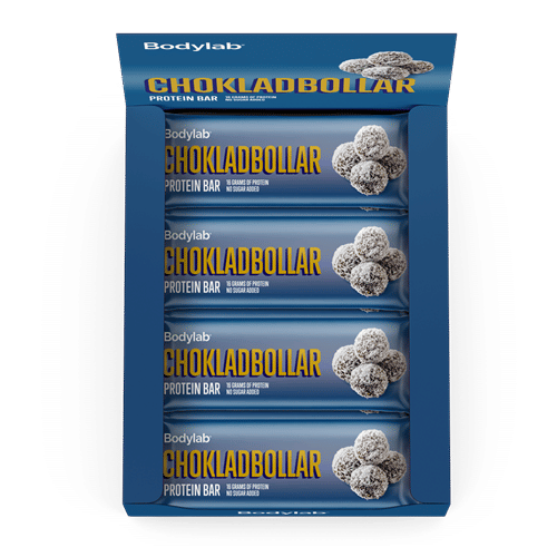 Bodylab Protein Bar (12 x 55 g) - Chokladbollar
