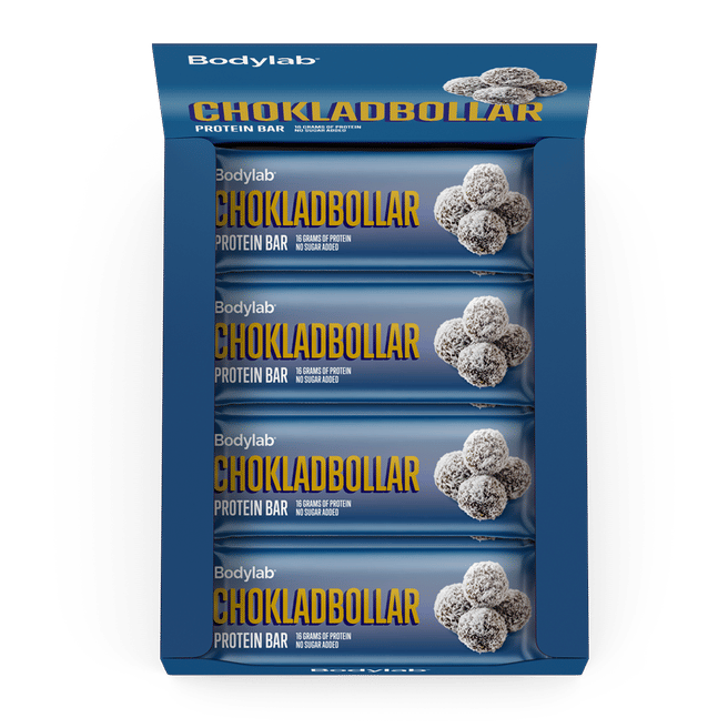 Bodylab Protein Bar (12 x 55 g) - Chokladbollar
