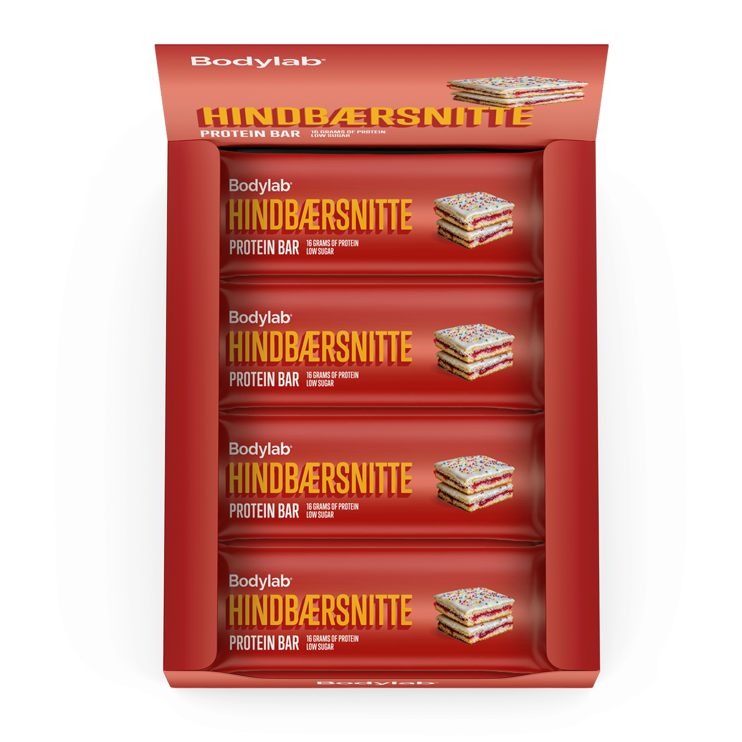 Protein Bar (12 x 55 g) - Hindbørsnitte