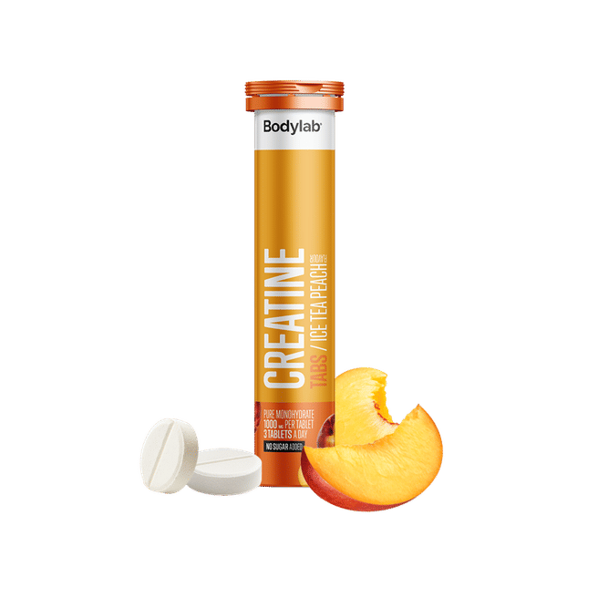 Bodylab Creatine Tabs (18 stk) - Ice Tea Peach