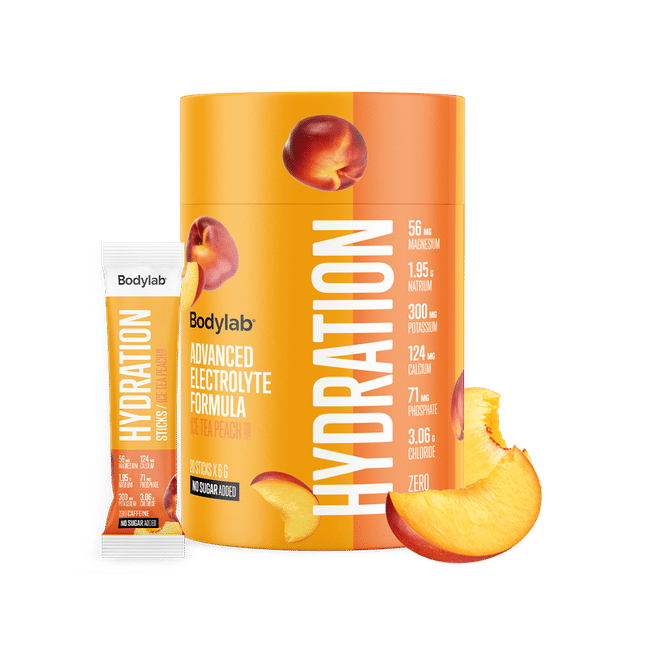 Bodylab Hydration Sticks (20 stk) - Ice Tea Peach
