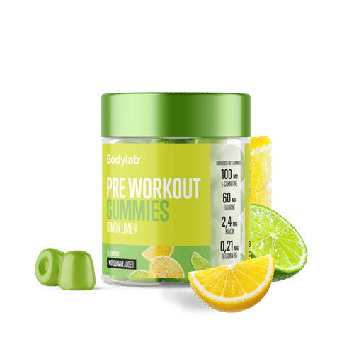 Bodylab Pre Workout Gummies (60 stk) - Lemon Lime