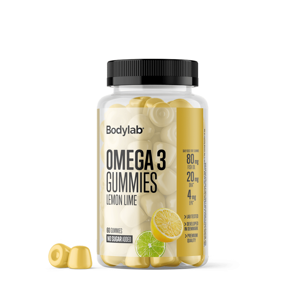 Brug Omega 3 Gummies (60 stk) - Lemon Lime til en forbedret oplevelse