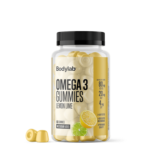 Bodylab Omega 3 Gummies (60 stk) - Lemon Lime