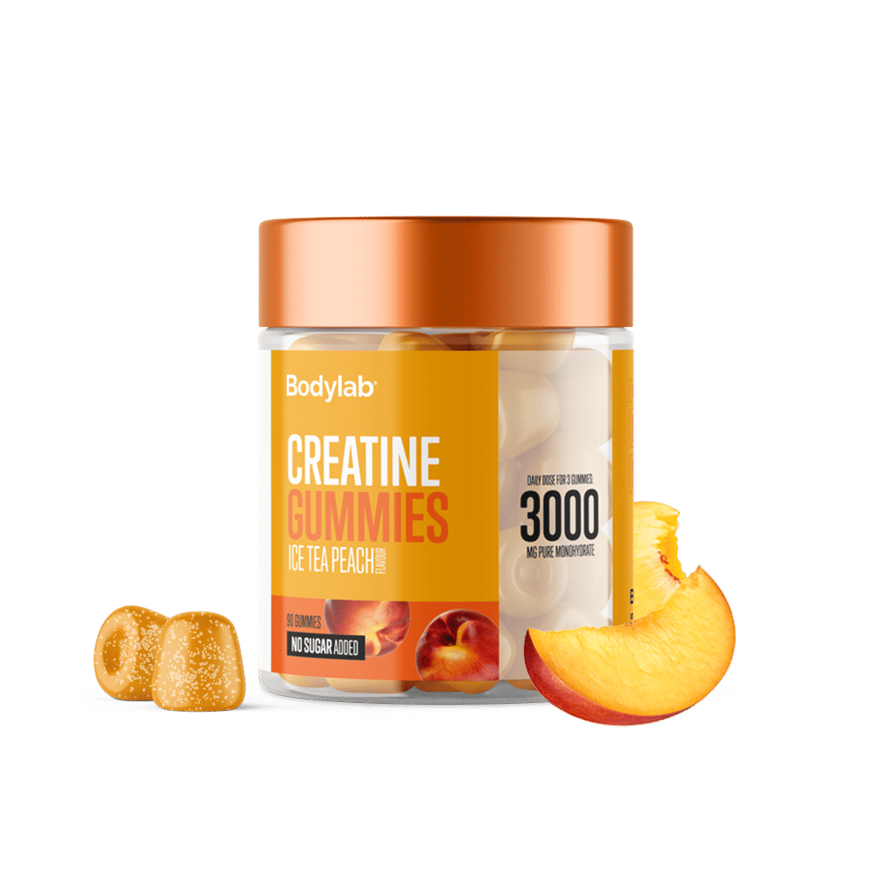 Brug Creatine Gummies (90 stk) - Ice Tea Peach til en forbedret oplevelse