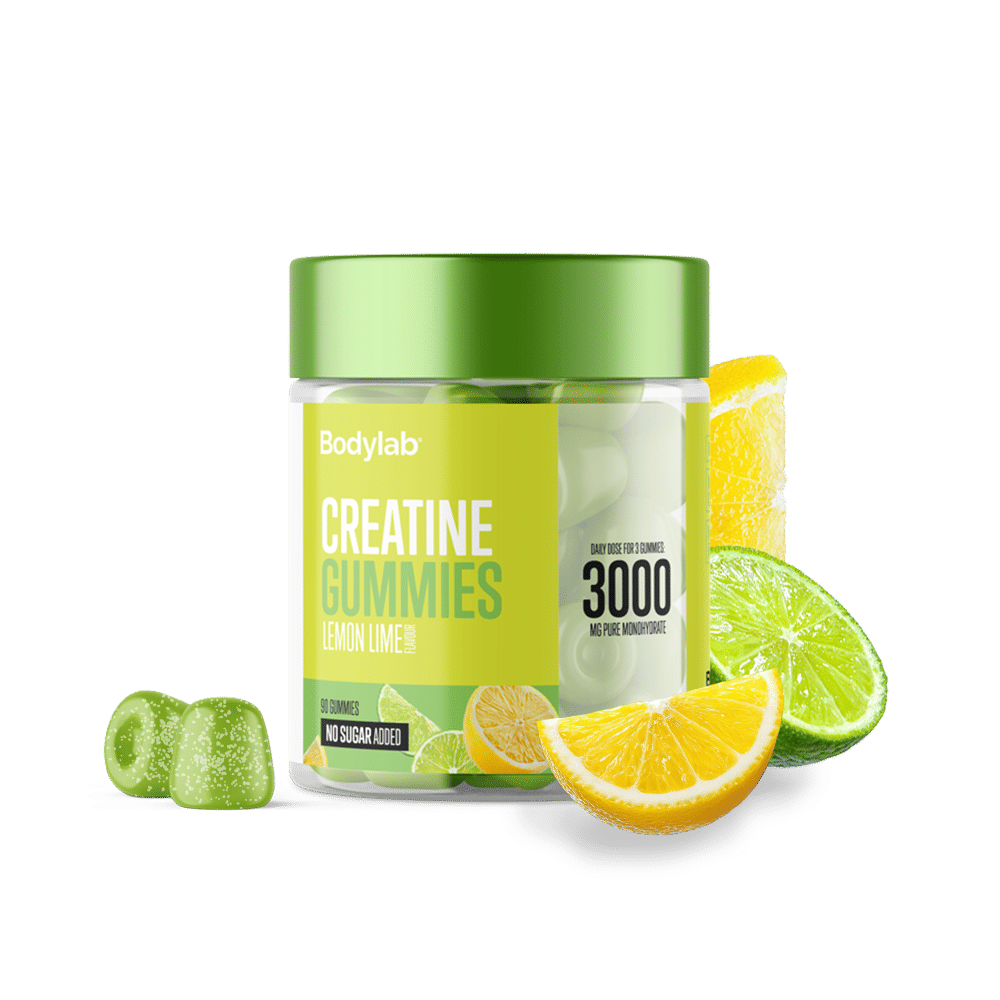 Brug Creatine Gummies (90 stk) - Lemon Lime til en forbedret oplevelse