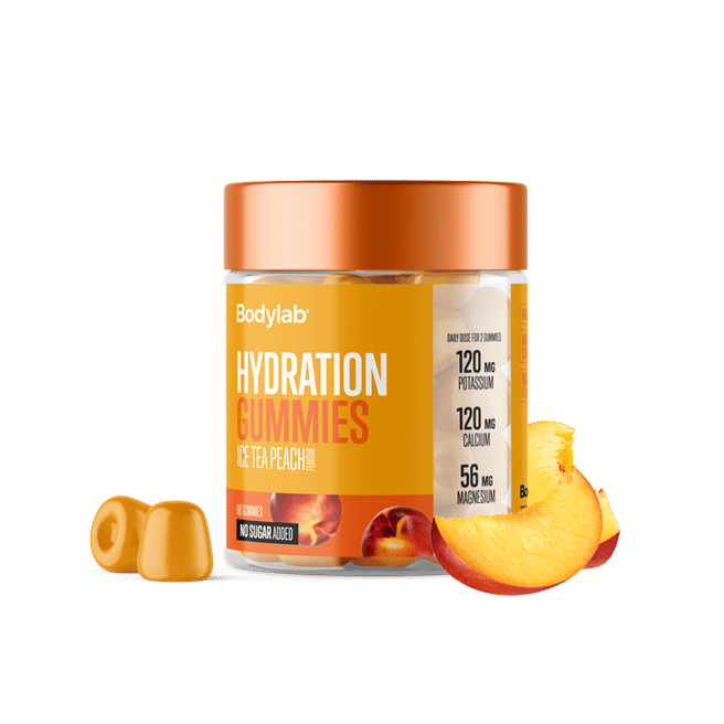 Bodylab Hydration Gummies (90 stk) - Ice Tea Peach
