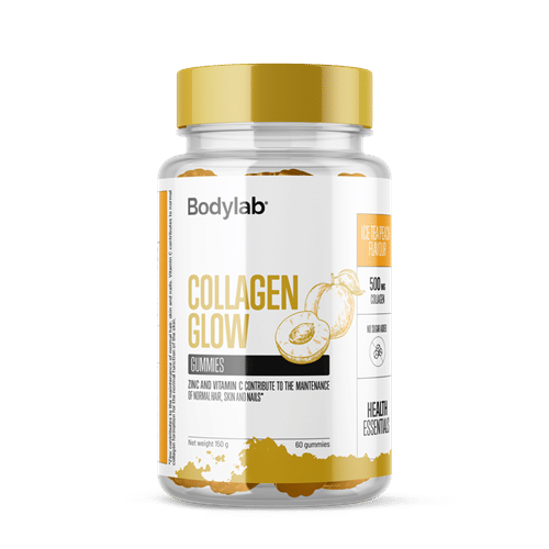 Bodylab Collagen Glow Gummies (60 st) - Ice Tea Peach