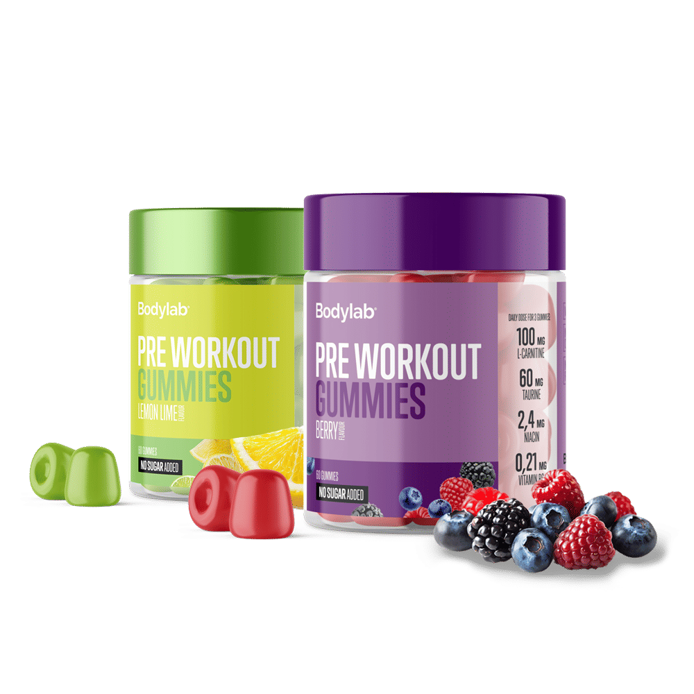 Brug Pre Workout Gummies (60 stk) til en forbedret oplevelse