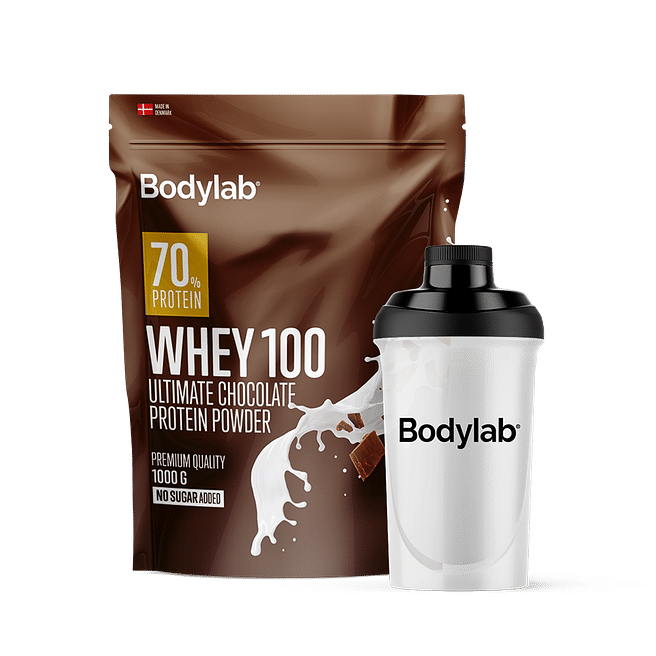 Whey 100 Birthday Bundle (Valfri Whey 100 + Shaker)