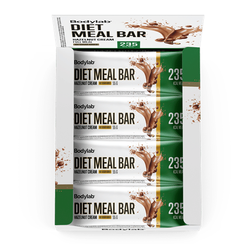 Bodylab Diet Meal Bar (12 x 55 g) - Hazelnut Cream