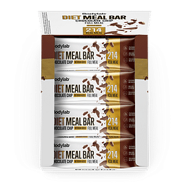 Bodylab Diet Meal Bar (12 x 55 g) - Chocolate Chip (Bedst før 08-06-2024)