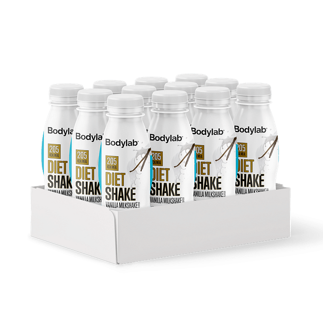 Bodylab Diet Shake Ready To Drink (12 x 330 ml) - Vanilla Milkshake