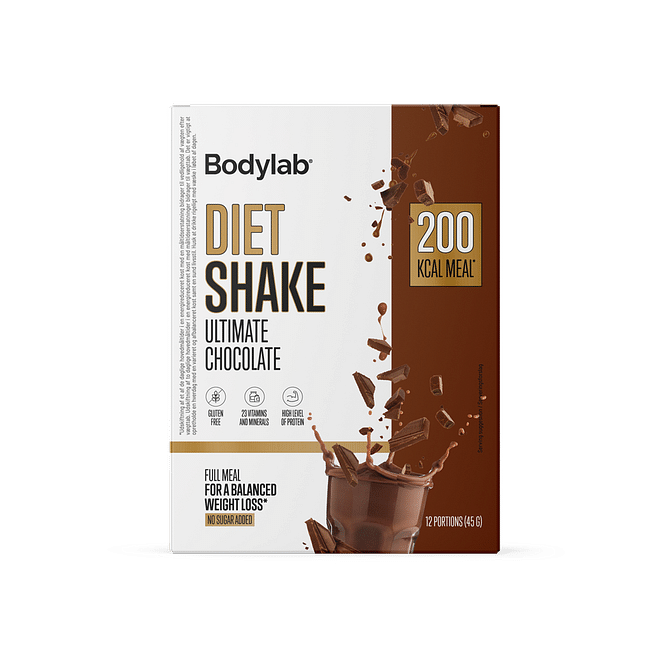 Bodylab Diet Shake (12 x 45 g) - Ultimate Chocolate
