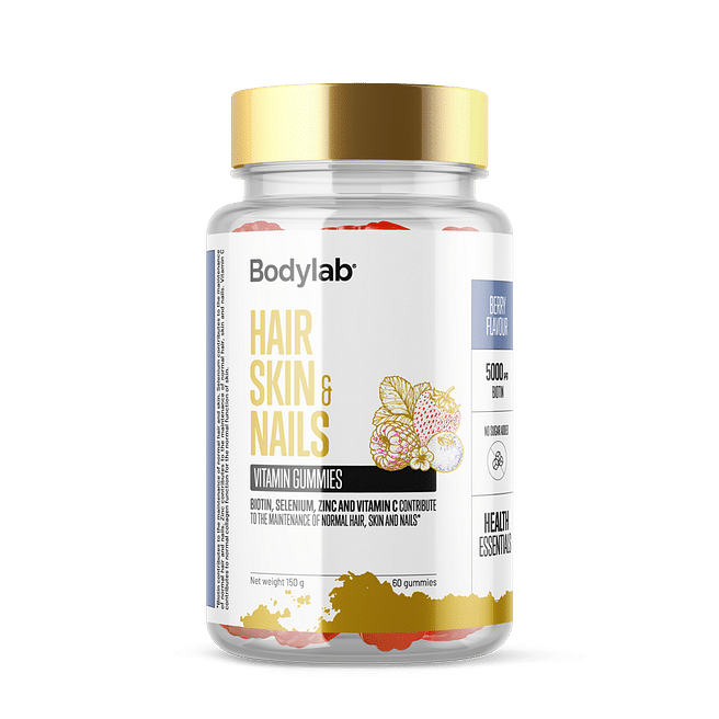 Bodylab Vitamin Gummies (60 st) - Hair Skin & Nails
