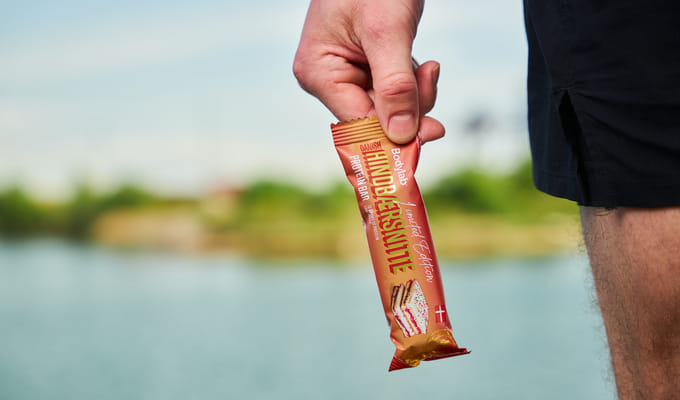 Protein Bar Hindbærsnitte