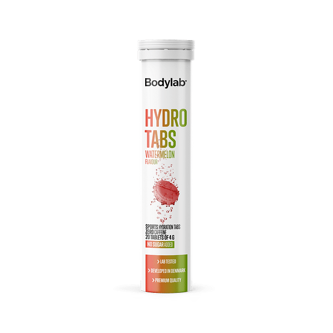 Bodylab Hydro Tabs (1x20 stk) - Watermelon (Koffeinfri)
