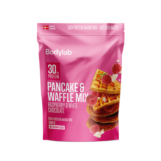 Bodylab American Style Protein Pancake & Waffle Mix (500 g) - White Chocolate Raspberry