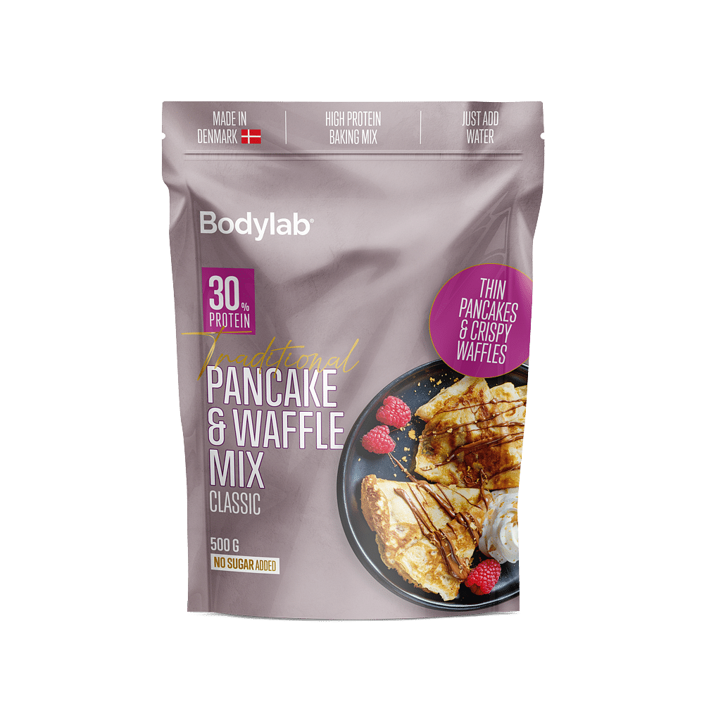 Køb Traditional Style Protein Pancake & Waffle Mix (500 g) - Pris 99.00 kr.