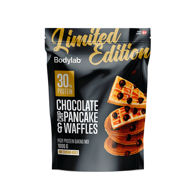 Bodylab Pancake & Waffle Mix (1 kg) – Chocolate Chip Black Edition