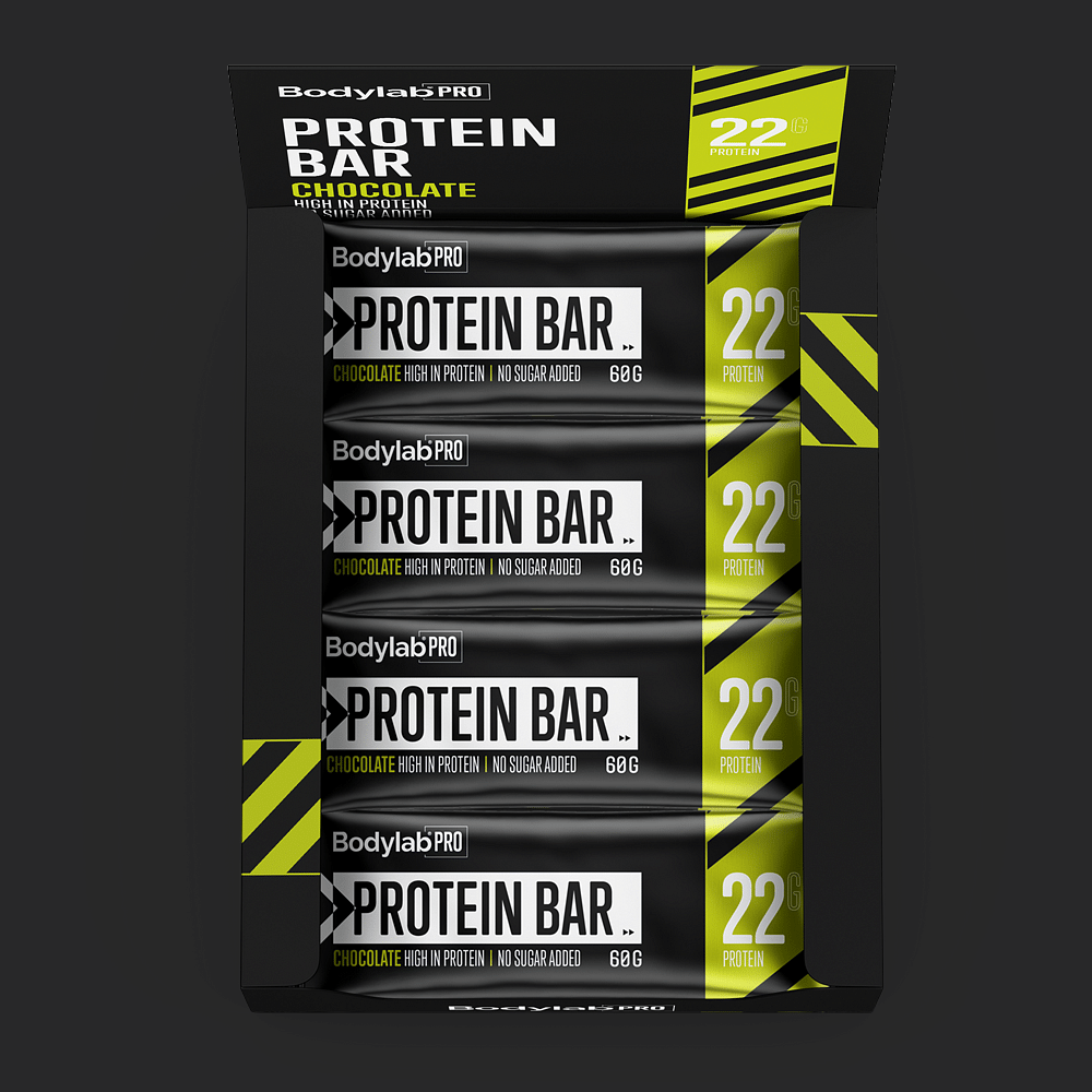 Brug PRO Protein Bar (12 x 60 g) - Chocolate til en forbedret oplevelse