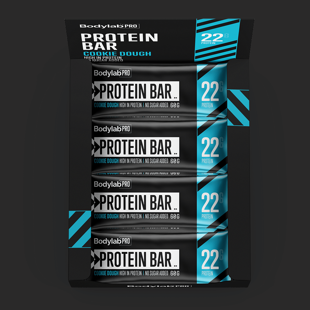 Brug PRO Protein Bar (12 x 60 g) - Cookie Dough til en forbedret oplevelse