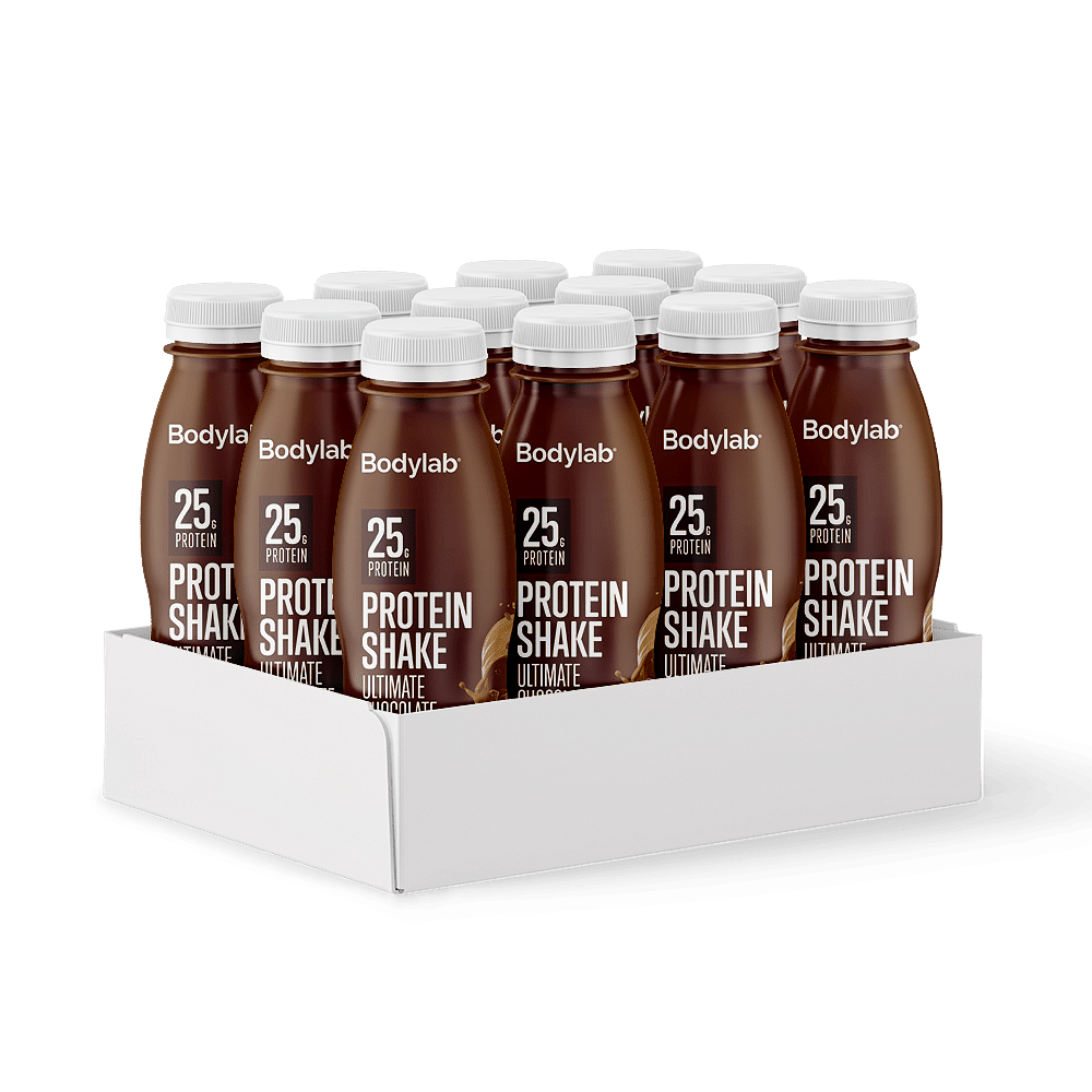 Køb Protein Shake (12 x 330 ml) - Ultimate Chocolate - Pris 219.00 kr.