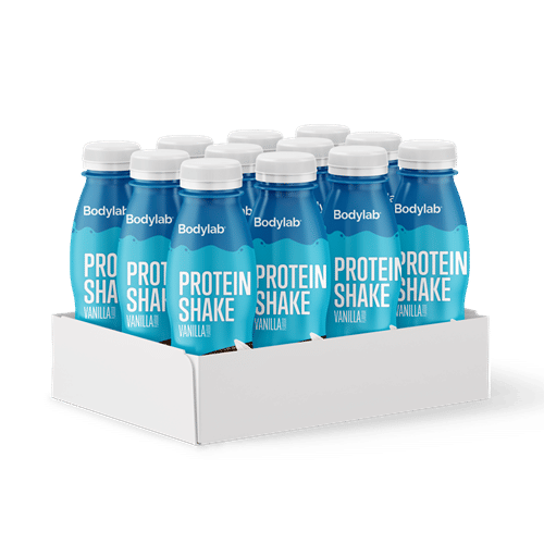 Bodylab Protein Shake (12 x 330 ml) - Vanilla (Bedst før 12-01-2026)