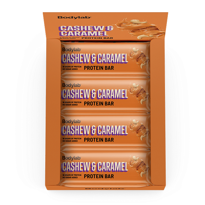 Bodylab Protein Bar (12 x 55 g) - Cashew & Caramel