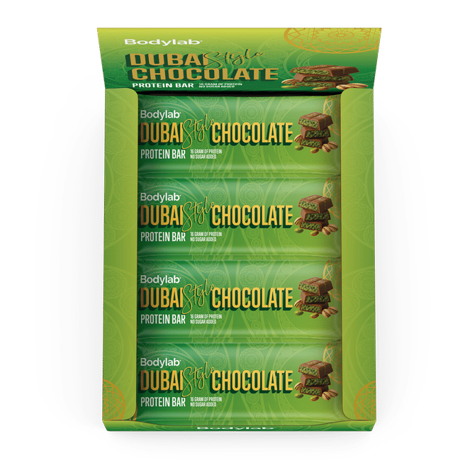 Bodylab Protein Bar (12 x 55 g) - Dubai Style Chocolate