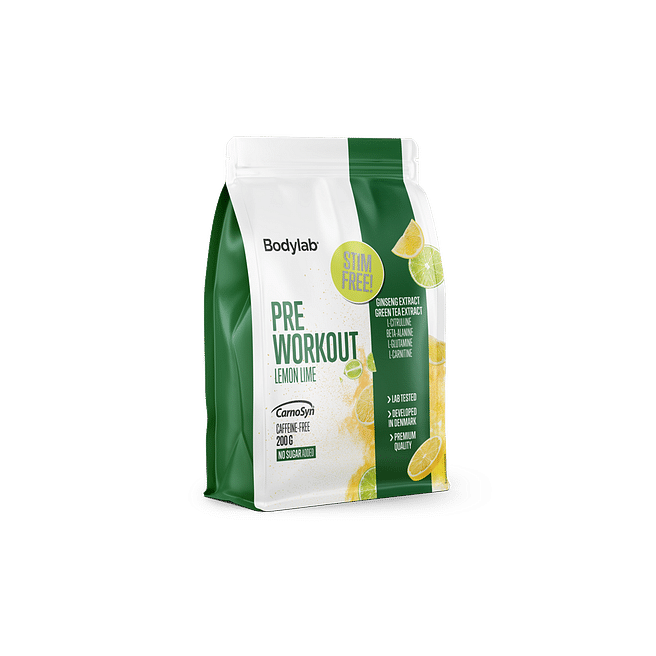 Bodylab Pre Workout (200 g) - Lemon Lime (Stim-free)