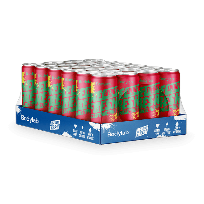 Refresh Energy Drink (24 x 330 ml) - Strawberry/Lime 