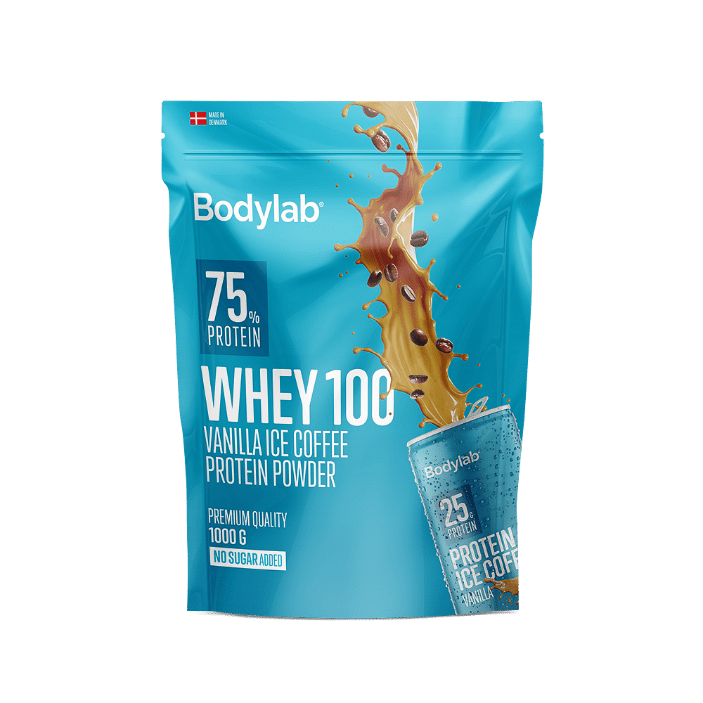 Køb Whey 100 (1 kg) - Vanilla Ice Coffee - Pris 179.00 kr.