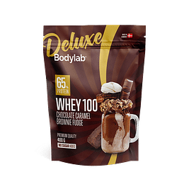 Bodylab Whey 100 Deluxe (400 g) - Chocolate Caramel Brownie Fudge