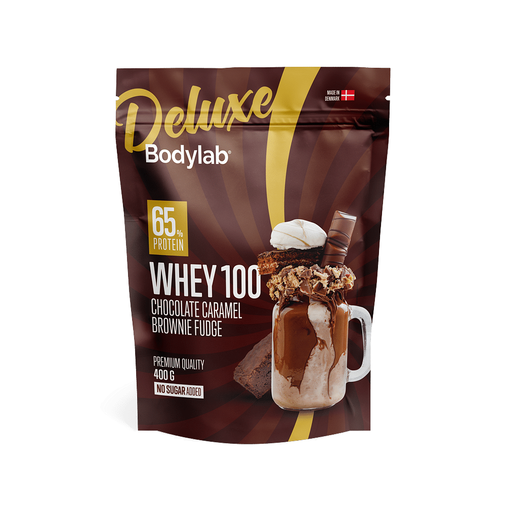 Whey 100 Deluxe Chocolate Caramel Brownie Fudge