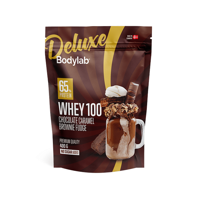 Bodylab Whey 100 Deluxe (400 g) - Chocolate Caramel Brownie Fudge