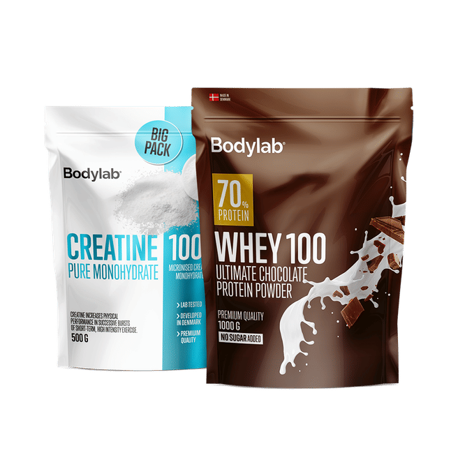 The Black Week Muscle Box - Whey 100 (1 kg) + Creatine (500 g)