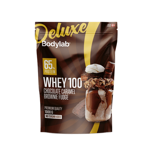 Bodylab Whey 100 Deluxe (1 kg) - Chocolate Caramel Brownie Fudge