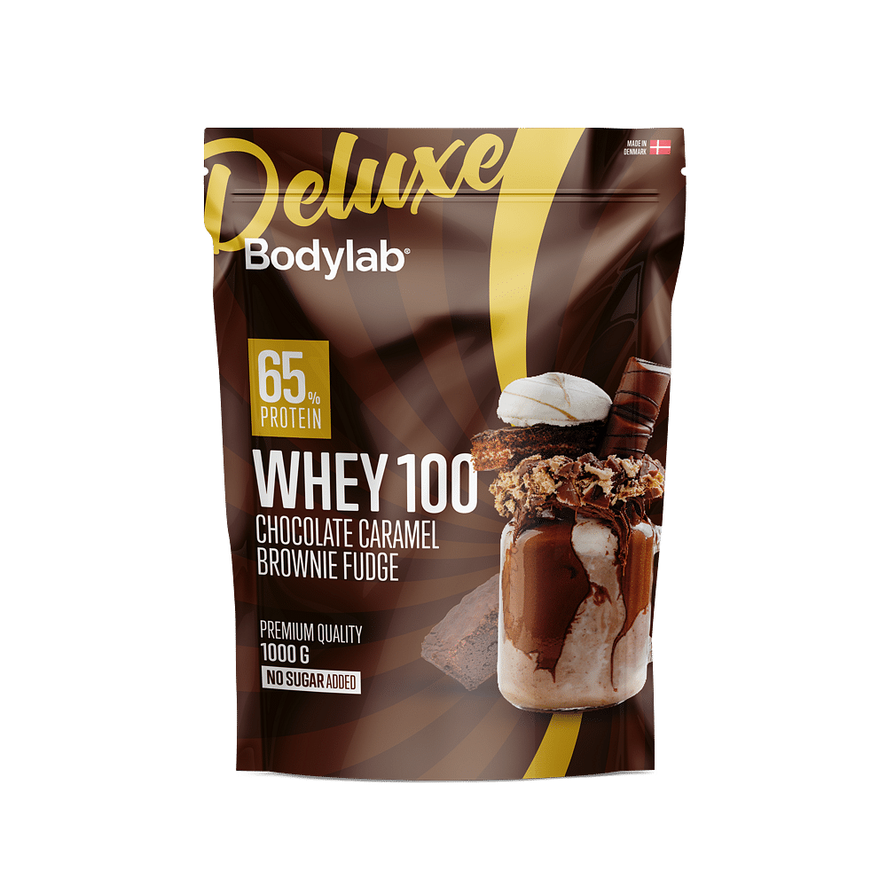 Whey 100 Deluxe Chocolate Caramel Brownie Fudge