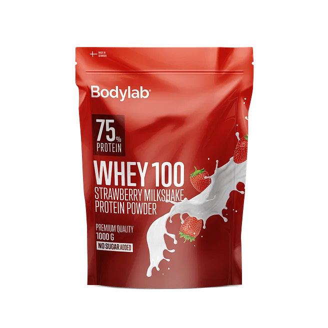 Bodylab Whey 100 (1 kg) - Strawberry Milkshake